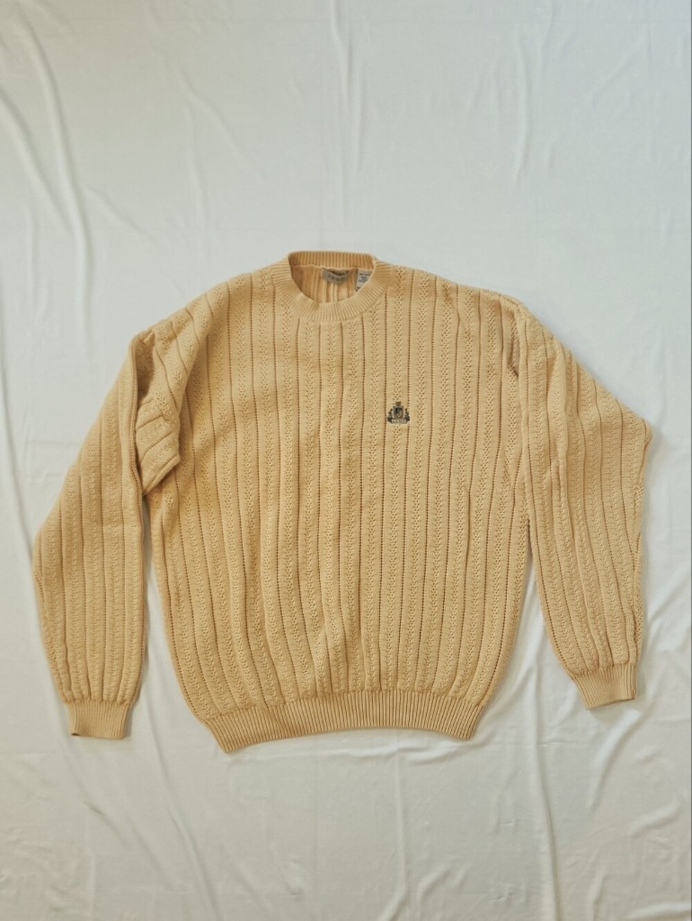 IZOD Harvest Yellow Crewneck Sweater | Size M